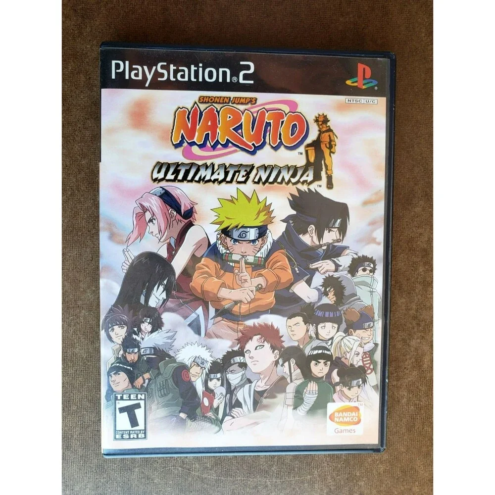 2002 NARUTO: ULTIMA NINJA SONY PS2 PlayStation 2 Bandai Namco Complete W/ Manual